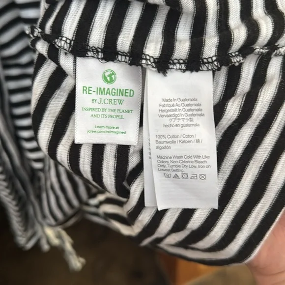 J. Crew Factory Striped Tie-Waist Mini Dress - Picture 3 of 6